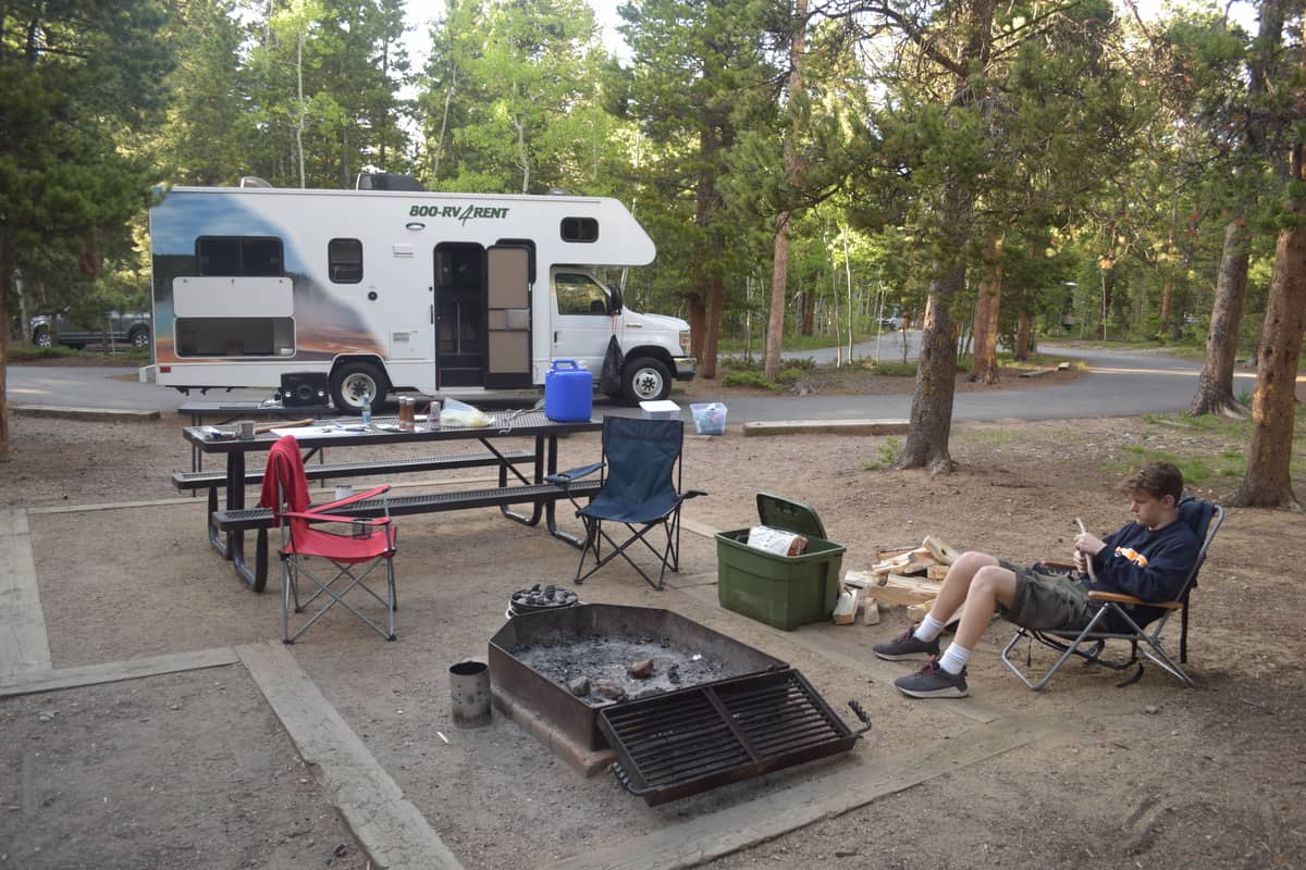 Golden Gate Canyon State Park Campground RV 