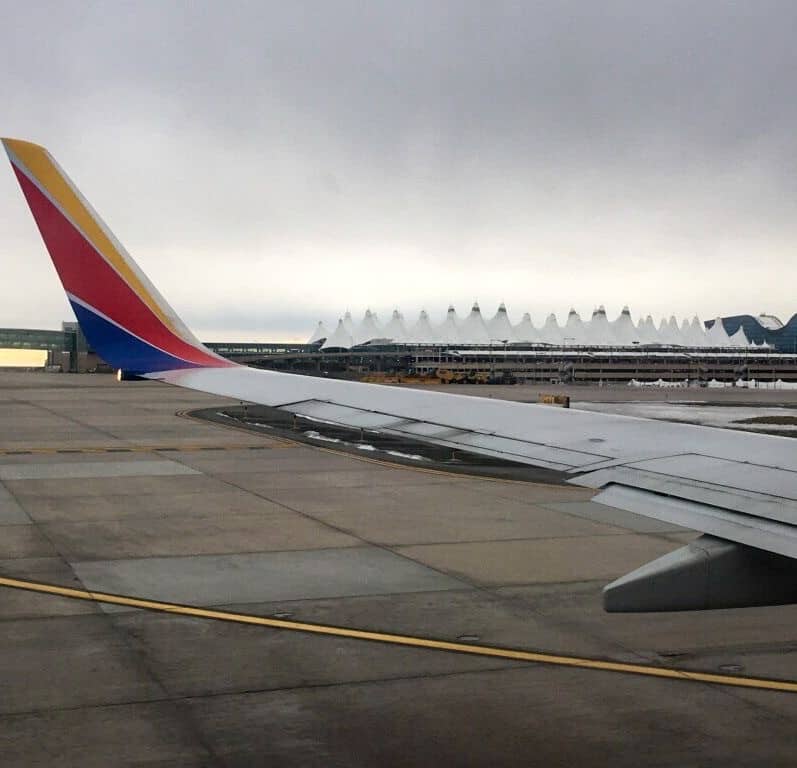 Southwest plane Denver airport