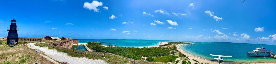 Panoramic view from Dry Tortugas National Park