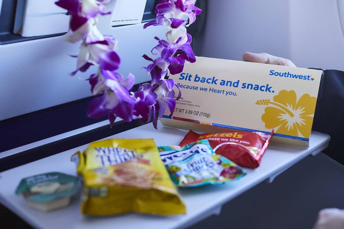 Southwest Airlines Hawaii snacks