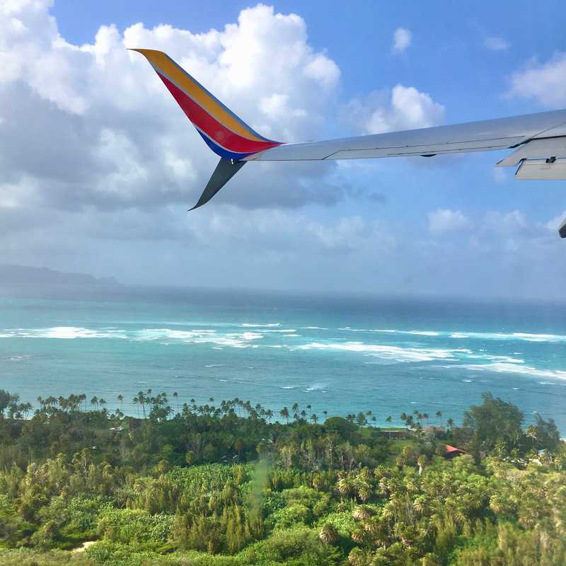 Southwest wing Hawaii Maui beach